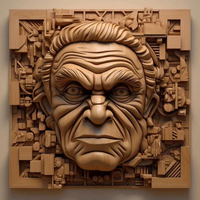 نموذج ثلاثي الأبعاد لآلة CNC 3D Art 